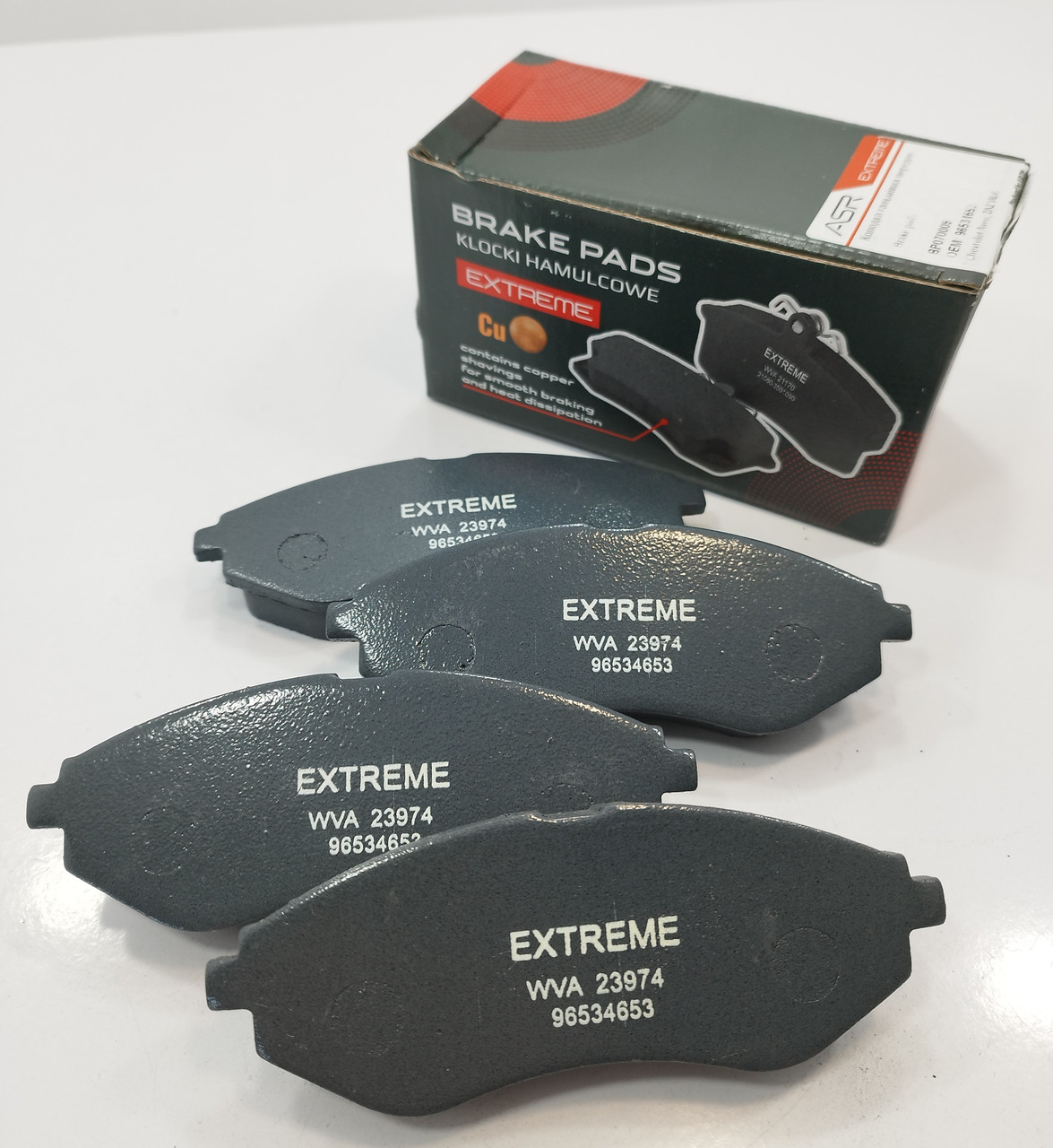 Колодки гальмівні передні Авео ASR EXTREME Чехія, фото 1