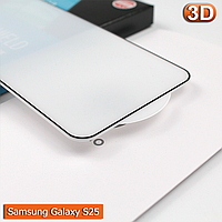 Захисне Full Glue скло Mocolo Samsung Galaxy S25 (Повна поклейка)