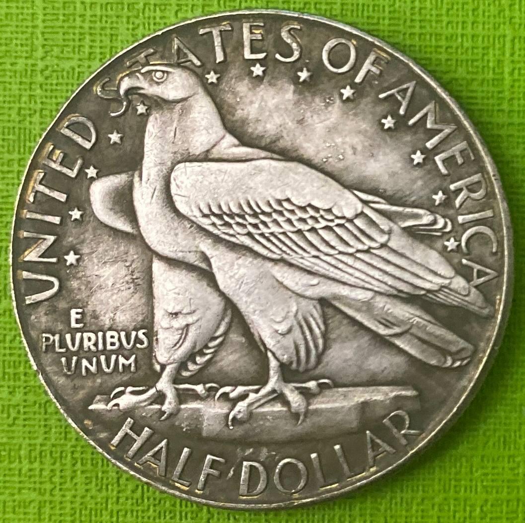 Монета США 50 центів 1935 р. Конектікут Новодел