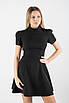 Плаття міні з ґудзиками ззаду чорне 83088 (2000000144313), фото 2
