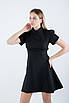 Плаття міні з ґудзиками ззаду чорне 83088 (2000000144313), фото 4
