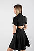 Плаття міні з ґудзиками ззаду чорне 83088 (2000000144313), фото 5