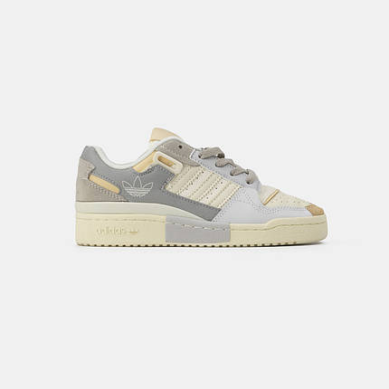 Жіночі Кросівки Adidas Forum Exhibit Low Grey Beige / Адідас Форум Ексхібіт Низькі Сірі з Бежевим, фото 1