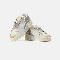 Жіночі Кросівки Adidas Forum Exhibit Low Grey Beige / Адідас Форум Ексхібіт Низькі Сірі з Бежевим, фото 6