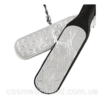 Тертка металева ЖОРСТКА/пилка шліфувальна педикюрна двостороння чорна/біла для стоп, фото 3