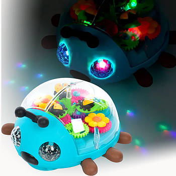 Музична іграшка для малюків з підсвічуванням на шестерні YJ-3039 Інтерактивна музична іграшка