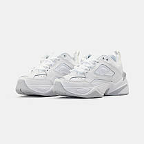 Жіночі Кросівки Nike M2K Tekno White Pure Platinum / Найк М2К Текно П'юр Платінум Білі, фото 4