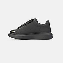 Жіночі Кросівки Alexander McQueen Metal Black / Александр Макквін Метал Чорні, фото 3