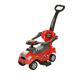 Дитяча каталка-толокар Z 321-3 з батьківською ручкою