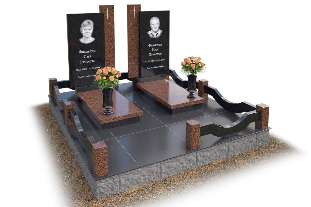 Меморіальний комплекс із граніту МК-38, фото 1