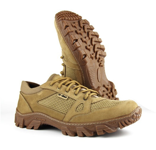 Літні тактичні кросівки Степ койот перфорація
