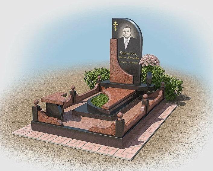 Меморіальний комплекс із граніту МК-45, фото 1