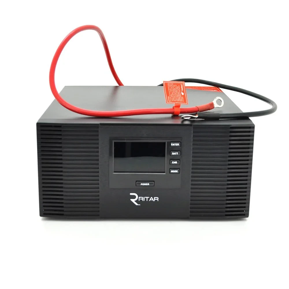 ДБЖ Ritar RTSWrl-600 (420Вт), 12В з перемиканням струму заряду 10A та 20A, фото 1