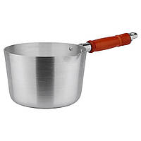 Ківш алюмінієвий 1 л з дерев'яною ручкою Interos