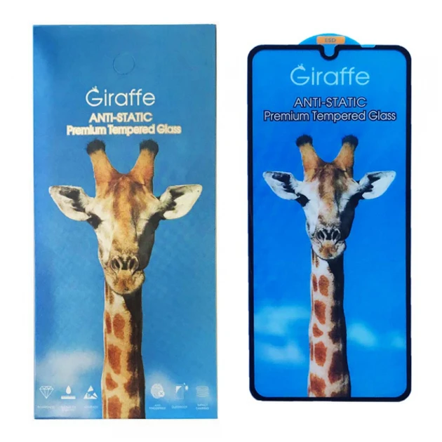 Захисне скло Giraffe ESD Anti-Static для Xiaomi Redmi A3 Pro з чорною рамкою