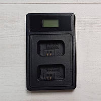Зарядний пристрій USB для 2 акумуляторів Sony NP-FW50 LCD Intelligent