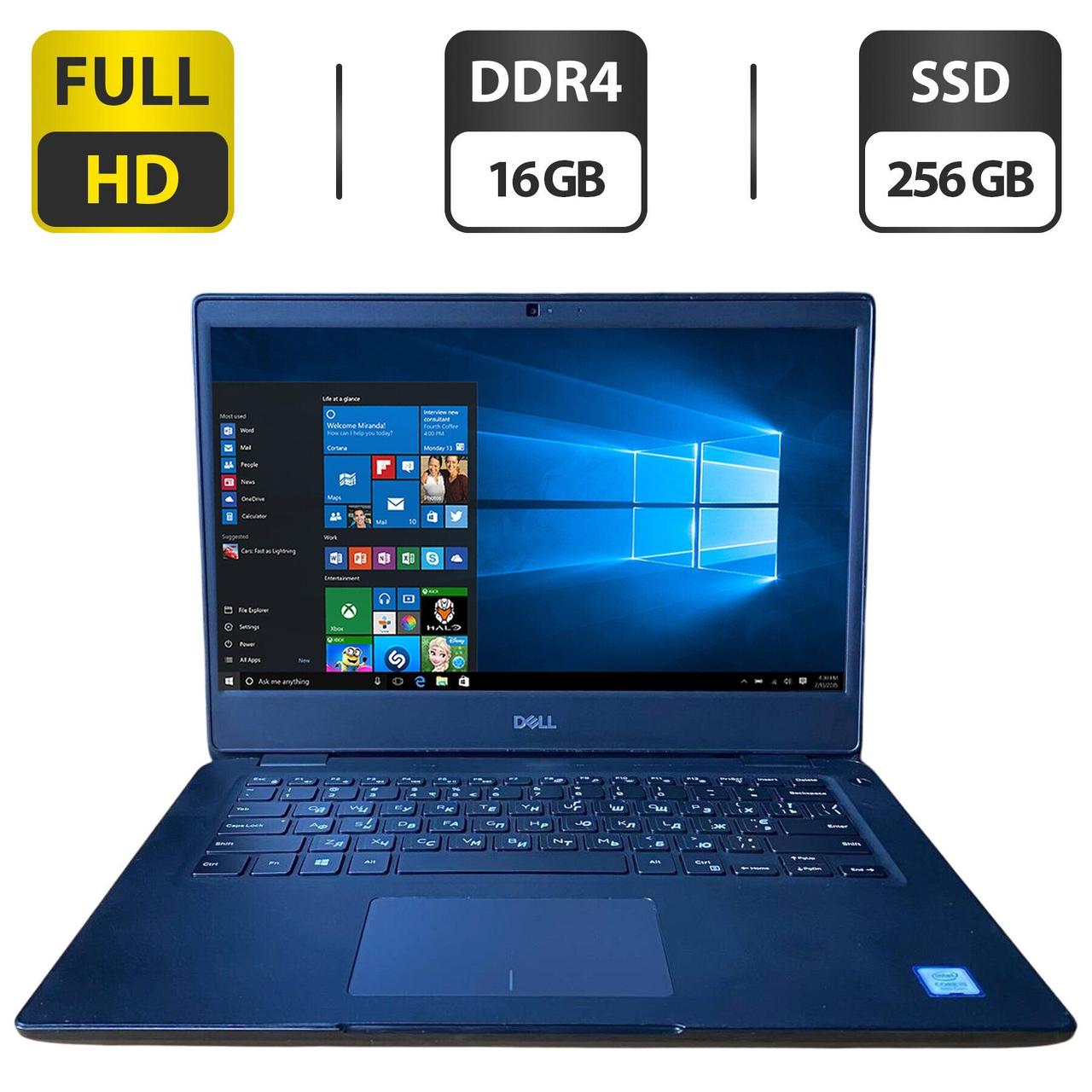 Ультрабук Б-клас Dell Latitude 3400/ 14" (1920x1080)/ Core i5-8265U/ 16 GB RAM/ 256 GB SSD/ UHD