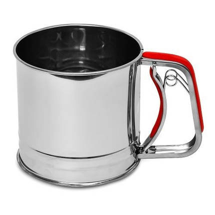 Кружка-сито SS велика 13*12см R16434 неіржавіюча сталь, фото 1