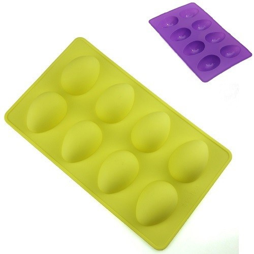 Форма силіконова для випічки та желе Великодня 8шт/л 26.5х16х2.5см MH-3385