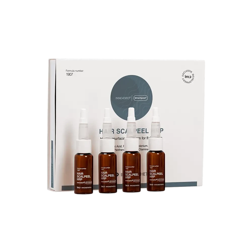 Домашній пілінг для волосистої ділянки голови HAIR SCALPEEL HRP Innoaesthetics, 4х2 мл