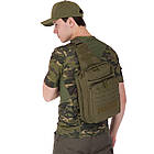 🔥 🔥 Сумка слінг "Silver Knight" (олива) однолямочный рюкзак, зсу, поліції, нацгвардії, фото 7