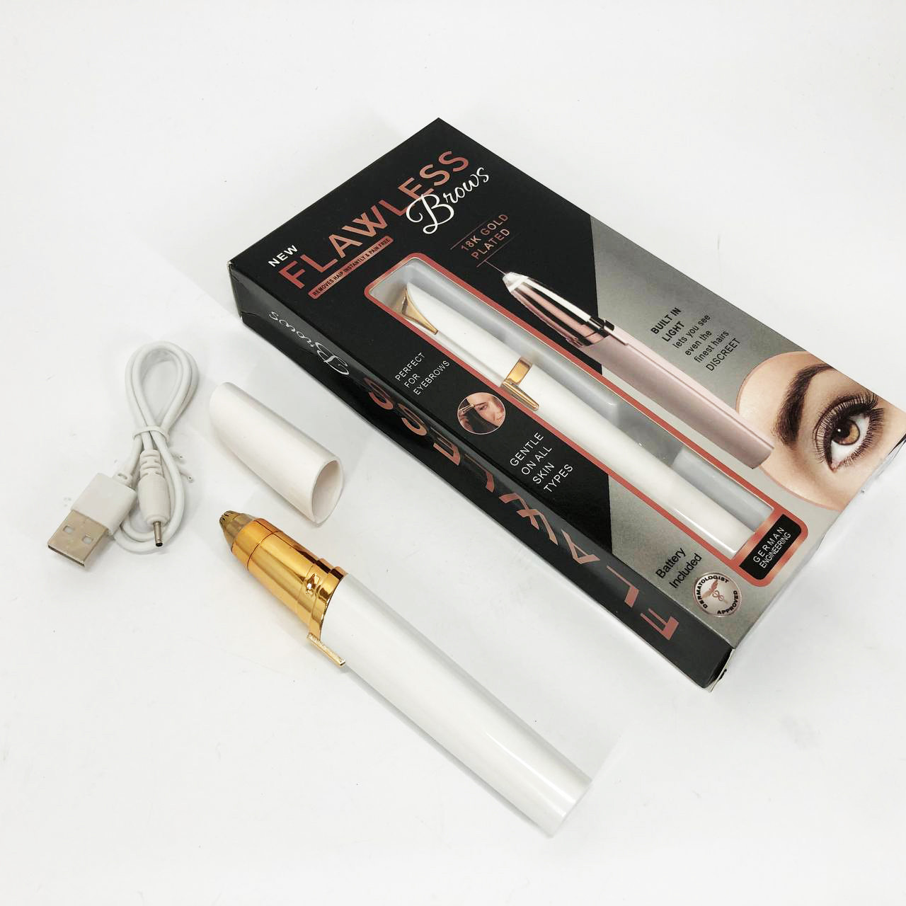Жіночий тример епілятор для брів Finishing Touch WI-996 Flawless Brows