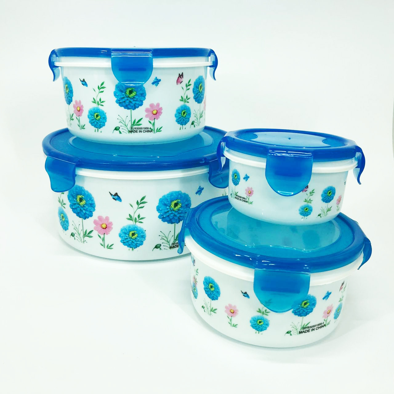 Набір пластикових судків UNIQUE UN-1512. Колір: блакитний LS-87