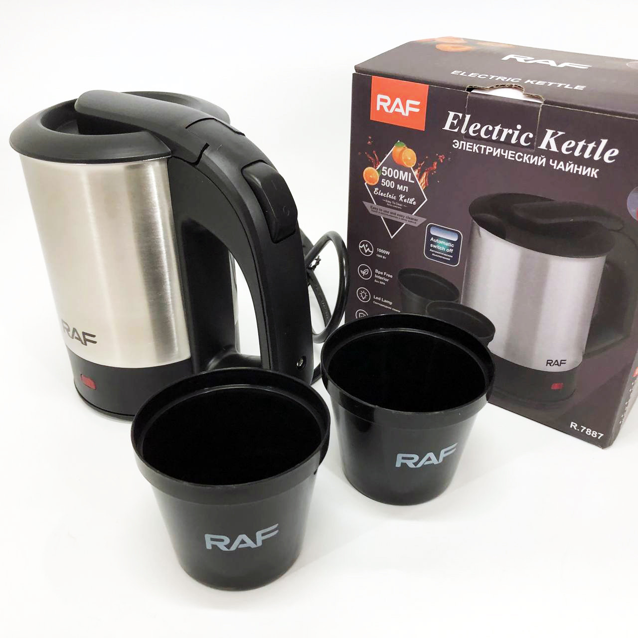 Гарний електрочайник, Стильний електричний чайник, Електрочайник побутовий з індикатором роботи PN-10