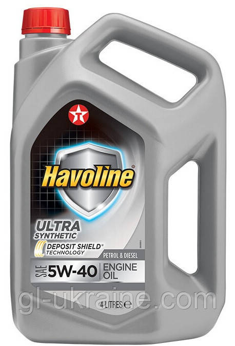 Моторна олива TEXACO Havoline Ultra 5W-40, 4л (840310MHE)