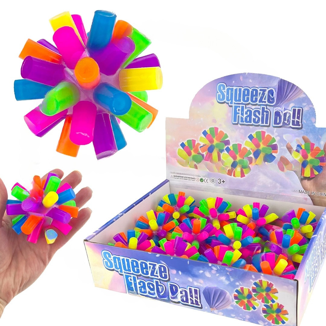 Іграшка-антистрес Їжачок світиться комплект 12 шт., фото 1