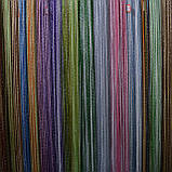 Нитки "Лапша" веселка з люрексом, фото 2