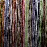 Нитки "Лапша" веселка з люрексом, фото 3