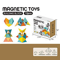 Конструктор XC-D 8 (48/2) 12 деталей, магнітне з’єднання, в коробці