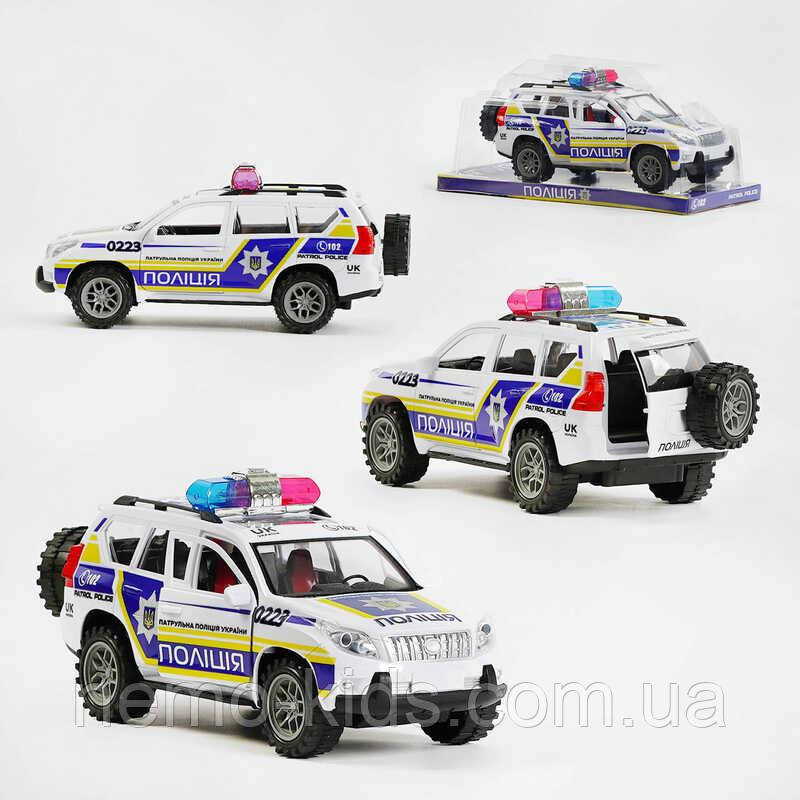 Джип "Поліція України" TK- 0223 (36/2) "TK Group", інерційний механізм, відчиняються двері та багажник, в