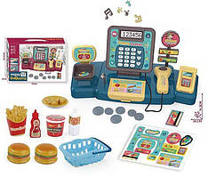 Касовий апарат JF 887-1 (48/2) звук, калькулятор, набір продуктів, у коробці