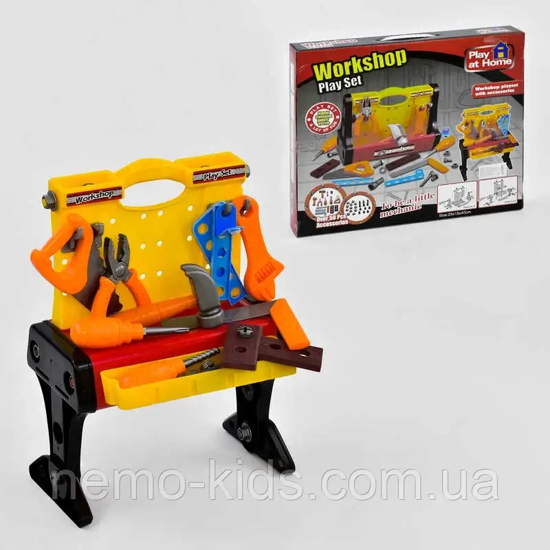 Набір інструментів 661-73 (18) стіл-чемодан, в коробці, фото 1