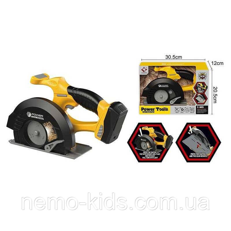 Пила T 008 (18) циркулярна, підсвічування, на батарейках, в коробці, фото 1