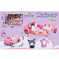 Куромі герої набір, машинка трансформується, 2 фігурки героїв, пісня