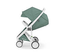 Складная прогулочная коляска Greentom Classic Sage-White 4-х колесная до 20 кг