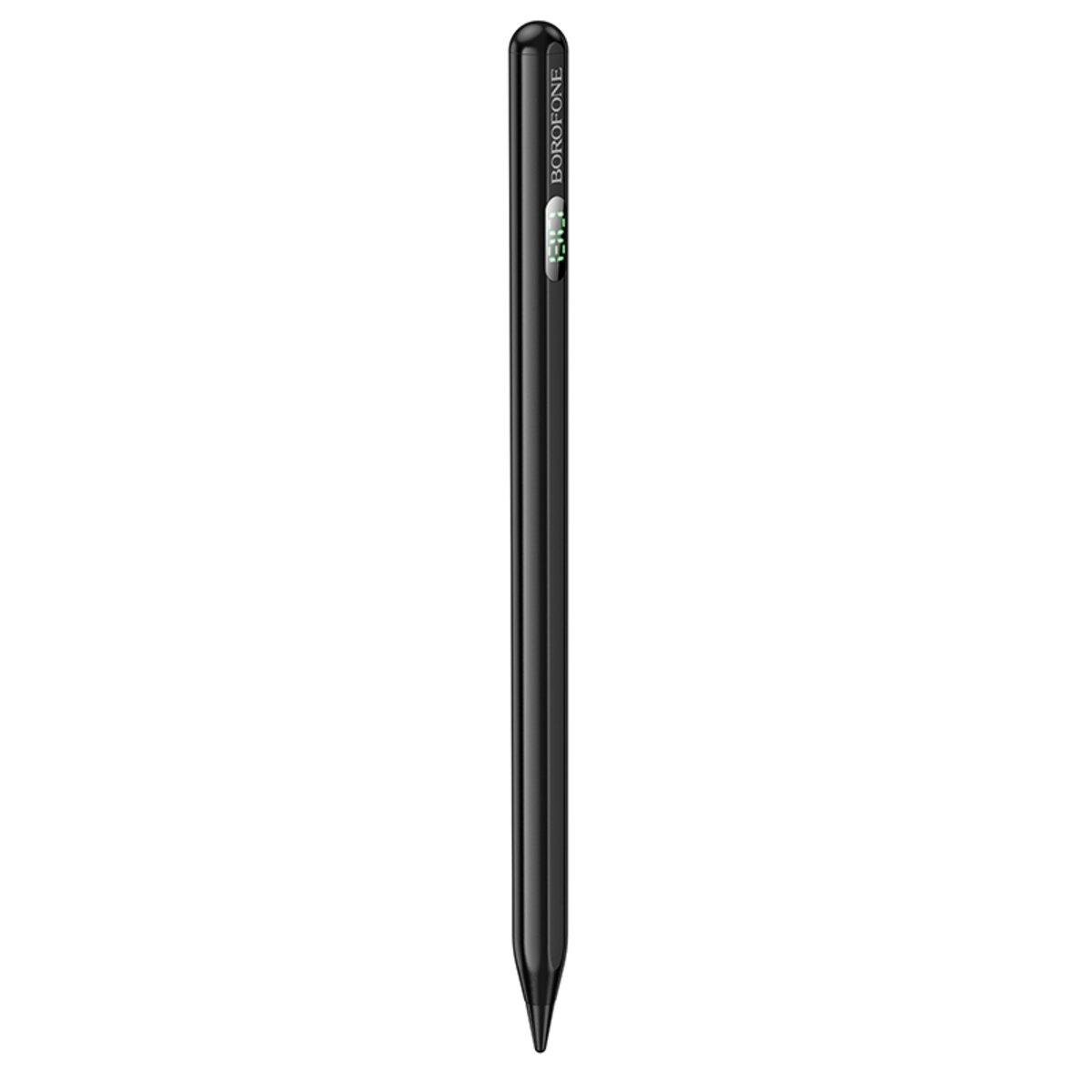 Стилус Borofone BG100 Universal active capacitive pen with digital display 130 mAh Black