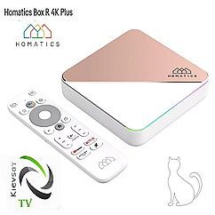 Homatics Box R 4K Plus | медіаплєр Android TV з сертіфікованим Netflix, Dolby VISION, Dolby ATMOS, DFS WiFi