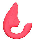 Вагінально-кліторальний стимулятор Womanizer Blend Vibrant Rose, вібрація + вакуум, 2 мотори - SX2141, фото 2