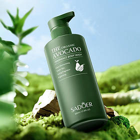 Гель для душа с  ароматом авокадо  SADOER, 500мл.