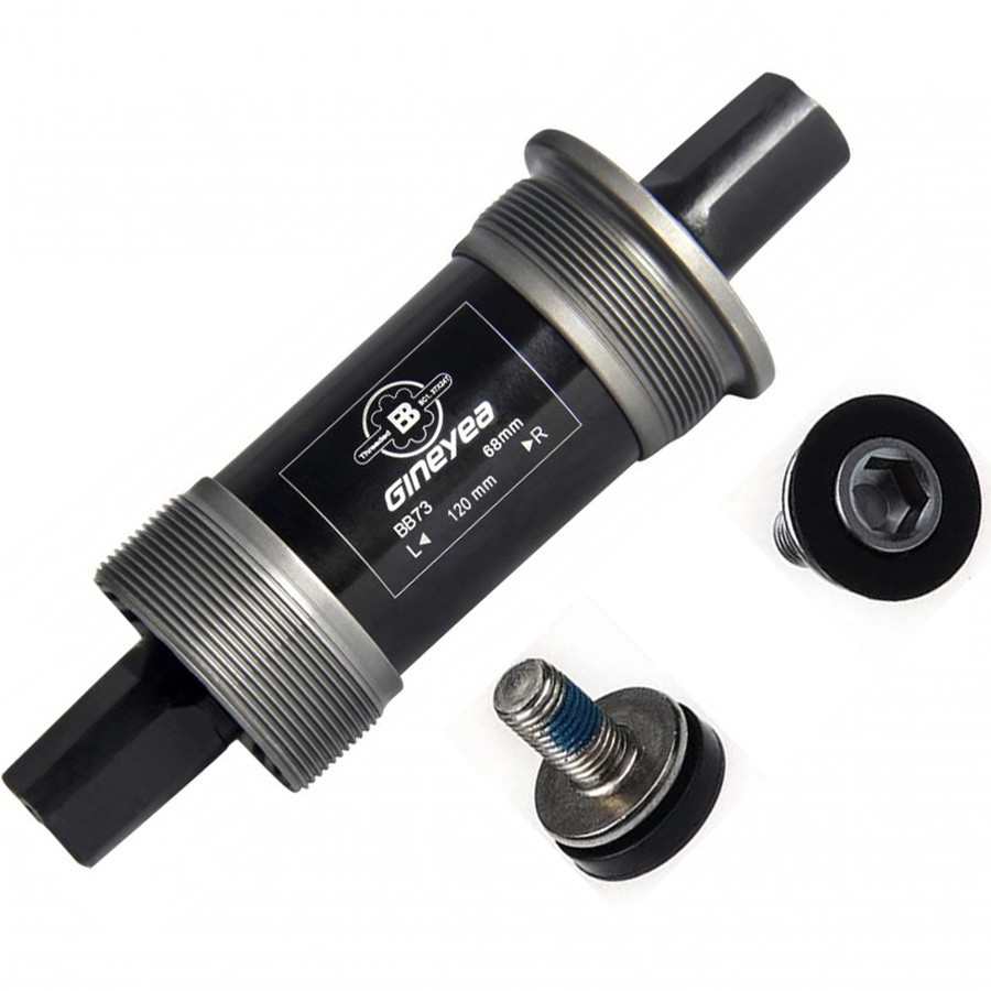 Картридж у каретку велосипеда GINEYEA BB73, вал 127,5 мм, каретка 68 mm, фото 1