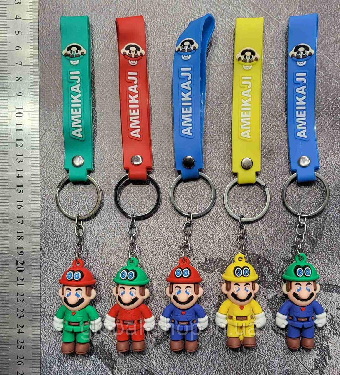 Супер Маріо Луїджі брелок Super Mario Luigi дитячий брелок на рюкзак, ключі