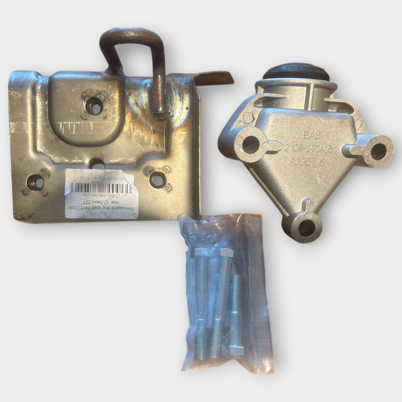 Краб+ кріплення+ 3 болта (лівий) ВАЗ 2108,09,099,2113,2114,2115, фото 1