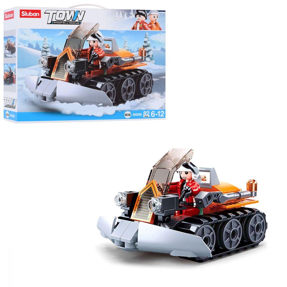 Конструктор SLUBAN M38-B0950 "Town": Снігохід, 82 деталі