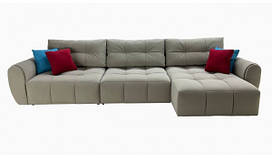 Диван кутовий Bernardo Long світло-сірий