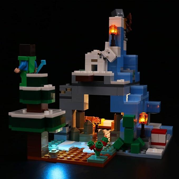 Світлодіодне підсвічування для Lego 21243 The Frozen Peaks