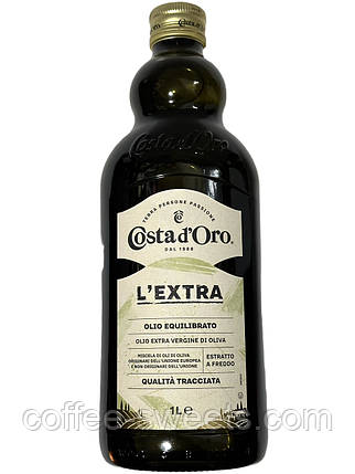 Оливкова олія Costa d'Oro L' Extra Virgin 1літр, фото 1
